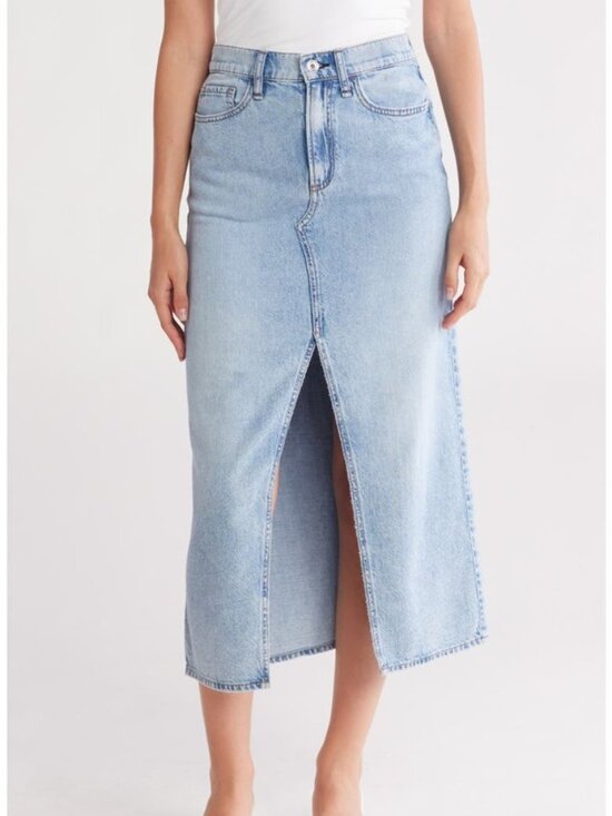 rag & bone Dresses & Skirts - rag & bone Claire Denim Midi Skirt sz 29